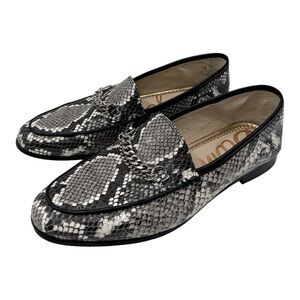 SAM EDELMAN Lorenzo SNAKE Print Loafers Women's Shoes Size 6 M